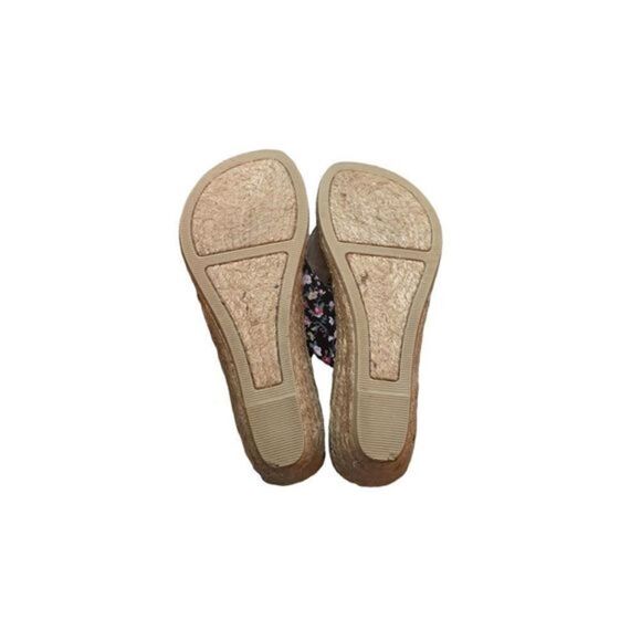 White Mountain Wedge Sandals 11 - Picture 8 of 8